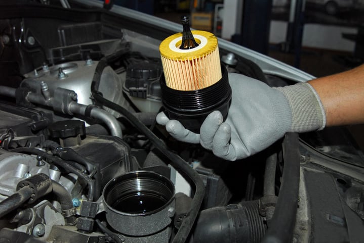 oil change oil filter replacement