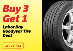labor day deal on goodyear tires buy 3 get 1 free