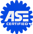 ASE-certified technicians. 