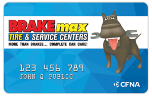 BRAKEmax CFNA credit card